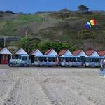 Bournemouth - mini train and beach huts
