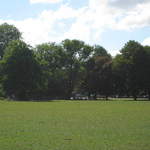 Clapham Common in London park 2