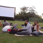 Outdoor movie at syon park 2