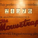 longest running play Mousetrap in  St Martins theatre