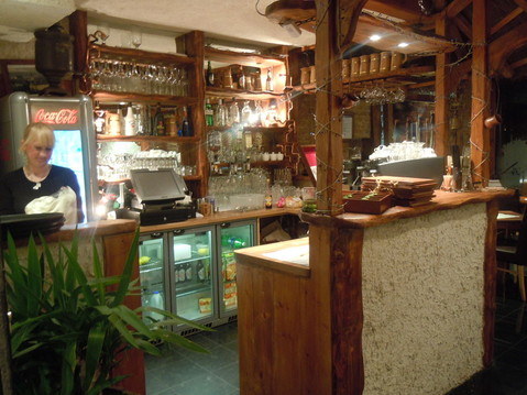 Reception and bar at Folvark Polish Restaurant London Hounslow