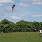 Clapham Common in London kite
